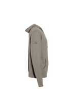Load image into Gallery viewer, Heathered French Terry Full-Zip Hooded Sweatshirt