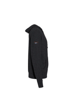 Load image into Gallery viewer, Heathered French Terry Full-Zip Hooded Sweatshirt