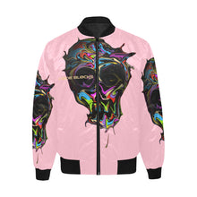 Load image into Gallery viewer, Men's All Over Print Quilted Bomber Jacket(Model H33)