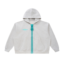 Load image into Gallery viewer, Unisex Oversized Chunky-Zip Boxy Hoodie