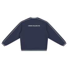 Load image into Gallery viewer, Unisex Color Block V-Neck Sweatshirt