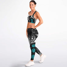Load image into Gallery viewer, Padded Sports Bra & Leggings - AOP