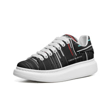 Load image into Gallery viewer, Unisex Non Slip Lace Up Faux Leather Sneakers