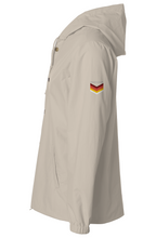 Load image into Gallery viewer, Water-Resistant Hooded Windbreaker