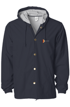 Load image into Gallery viewer, Water-Resistant Hooded Windbreaker