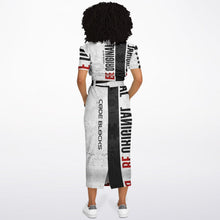 Load image into Gallery viewer, Athletic Cropped Short Sleeve Sweatshirt and Long Pocket Skirt Set – AOP