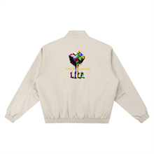 Load image into Gallery viewer, Stand Collar Bomber Jacket