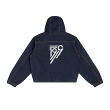 Load image into Gallery viewer, Men's Boxy Vintage Wash Hooded Denim Jacket