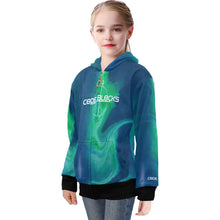 Load image into Gallery viewer, Big Girls' Zip Up Hoodie (H58)