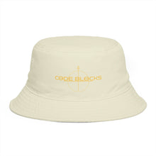 Load image into Gallery viewer, Code Blocks Embroidered Bucket Hat — Retro Tech Logo Streetwear