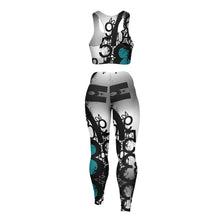 Load image into Gallery viewer, Padded Sports Bra & Leggings - AOP