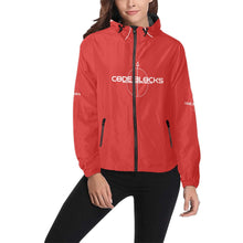 Load image into Gallery viewer, Unisex All Over Print Hooded Windbreaker (Model H23)