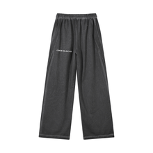 Load image into Gallery viewer, Unisex Vintage Wash Wide Leg Mesh Sweatpants