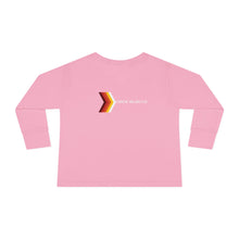 Load image into Gallery viewer, Retro Rainbow Arrow Toddler Long Sleeve Tee, Cute Kids Shirt, Birthday Gift, Toddler Fashion, Playtime Apparel