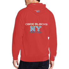 Load image into Gallery viewer, Men's All Over Print Full Zip Hoodie (Model H14)