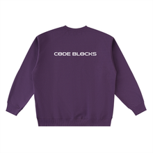 Load image into Gallery viewer, Oversized Crewneck Taped Sweatshirt