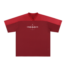 Load image into Gallery viewer, Oversized Mesh V-Neck Soccer Jersey