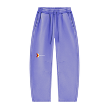Load image into Gallery viewer, Unisex Vintage Wash Barrel Leg Fleece Sweatpants