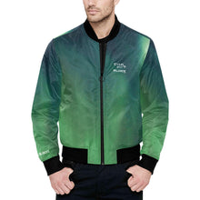 Load image into Gallery viewer, Men's All Over Print Quilted Bomber Jacket(Model H33)