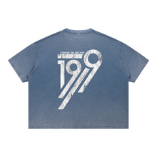 Load image into Gallery viewer, Unisex Vintage Wash Sunfade Boxy Waffle T-Shirt