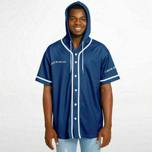 Load image into Gallery viewer, Hooded Baseball Jersey - AOP