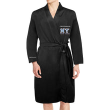 Load image into Gallery viewer, Men's Long Sleeve Belted Night Robe (H56)