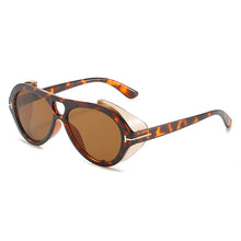 Load image into Gallery viewer, Punk sunglasses steam glasses personalized oval sunglasses