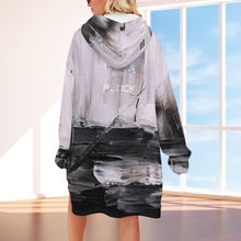 Load image into Gallery viewer, Women's Adult Hooded Blanket Shirt