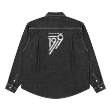 Load image into Gallery viewer, Unisex Vintage Wash Denim Shirt