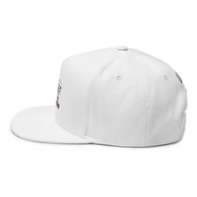 Load image into Gallery viewer, NY Floral Mosaic Embroidered Flat Bill Cap — New York Snapback Hat