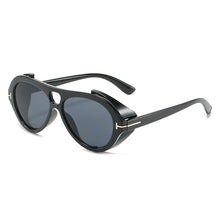 Load image into Gallery viewer, Punk sunglasses steam glasses personalized oval sunglasses
