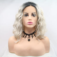 Load image into Gallery viewer, 13*3" Lace Front Wigs Synthetic Mid-length Wavy 12" 130% Density