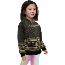 Load image into Gallery viewer, Little Girls' Zip Up Hoodie (H58)