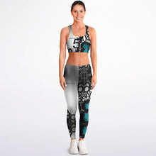 Load image into Gallery viewer, Padded Sports Bra & Leggings - AOP