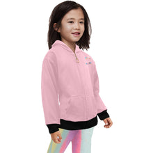 Load image into Gallery viewer, Little Girls' Zip Up Hoodie (H58)