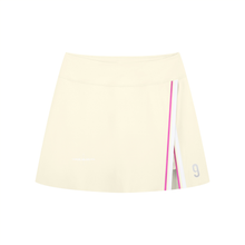 Load image into Gallery viewer, Women's A-Line Contrast Panel Slit Skirt