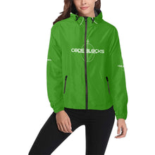 Load image into Gallery viewer, Unisex All Over Print Hooded Windbreaker (Model H23)