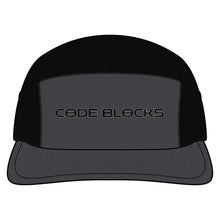 Load image into Gallery viewer, Code Blocks Two-Tone Nylon Cap — Minimal Tech Logo Hat