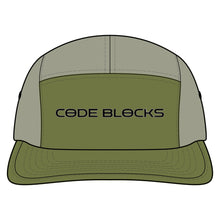 Load image into Gallery viewer, Code Blocks Two-Tone Nylon Cap — Minimal Tech Logo Hat
