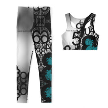 Load image into Gallery viewer, Padded Sports Bra & Leggings - AOP