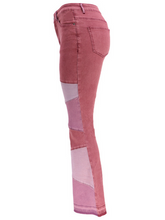 Load image into Gallery viewer, Stitched Wide-Leg Jeans H7XHRQYYKN