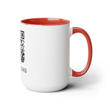 Load image into Gallery viewer, Two-Tone Coffee Mugs, 15oz