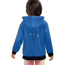 Load image into Gallery viewer, Little Girls' Zip Up Hoodie (H58)