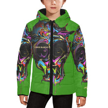 Load image into Gallery viewer, Kids' Padded Hooded Jacket (H45)