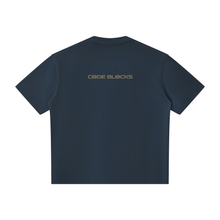 Load image into Gallery viewer, Unisex Oversized Piping Henley T-Shirt