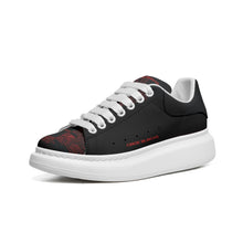 Load image into Gallery viewer, Unisex Non Slip Lace Up Faux Leather Sneakers