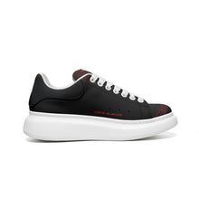 Load image into Gallery viewer, Unisex Non Slip Lace Up Faux Leather Sneakers
