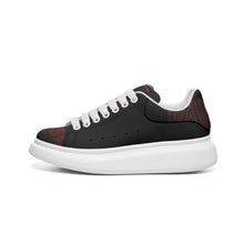 Load image into Gallery viewer, Unisex Non Slip Lace Up Faux Leather Sneakers