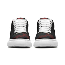 Load image into Gallery viewer, Unisex Non Slip Lace Up Faux Leather Sneakers