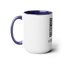 Load image into Gallery viewer, Two-Tone Coffee Mugs, 15oz